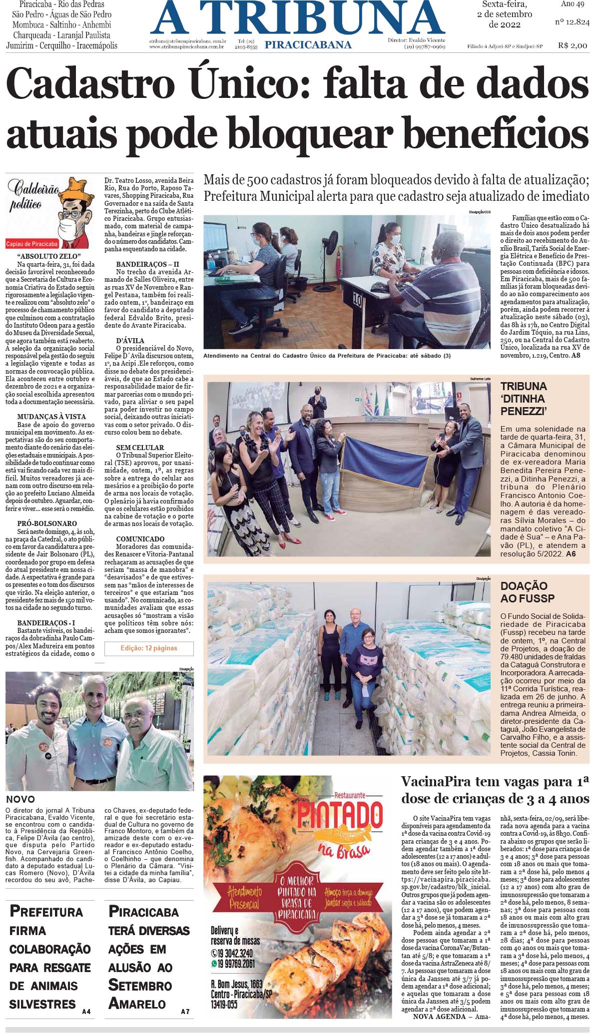 OS CAMBITOS - Jornal A Tribuna Piracicaba