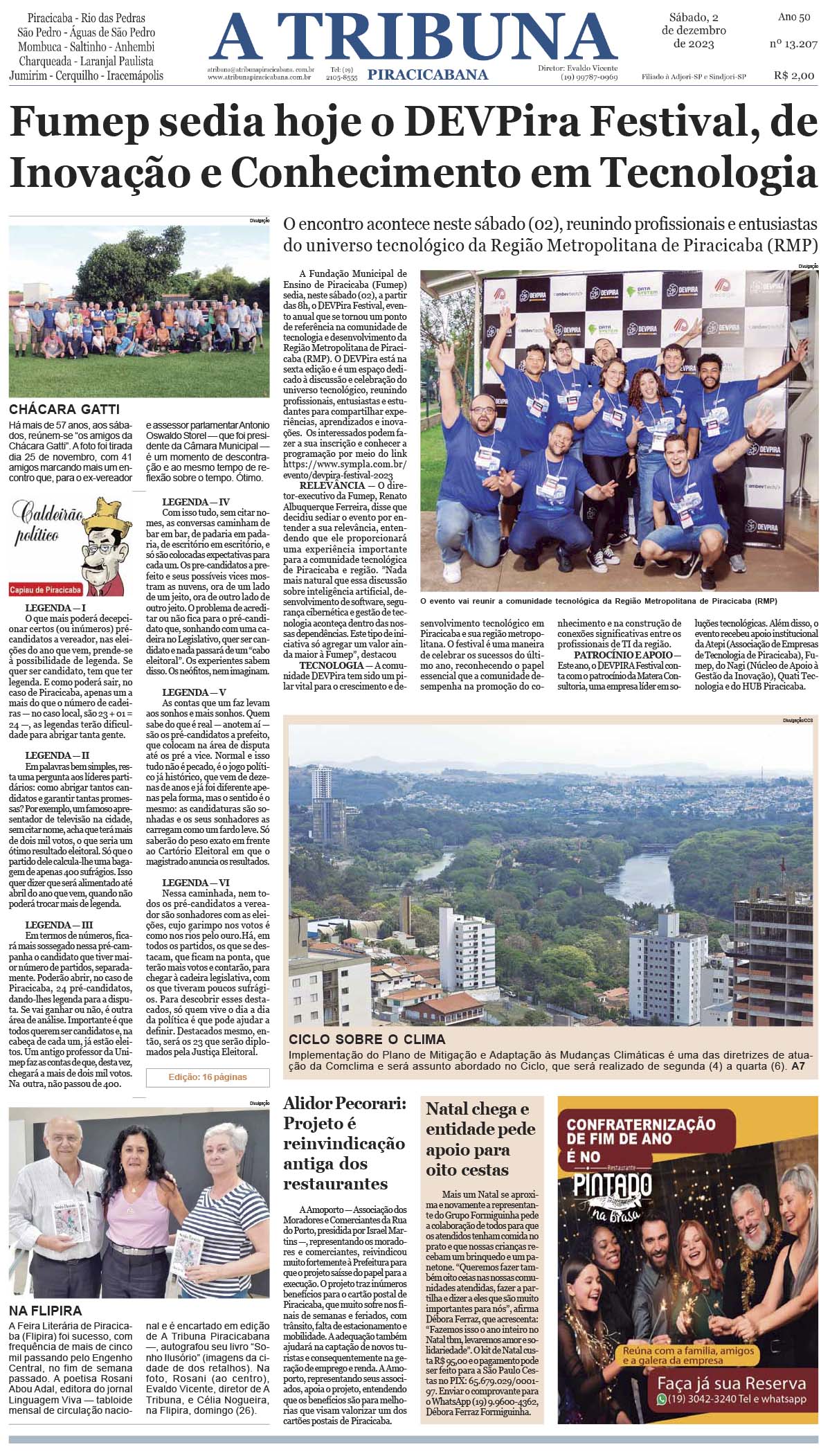 OS CAMBITOS - Jornal A Tribuna Piracicaba