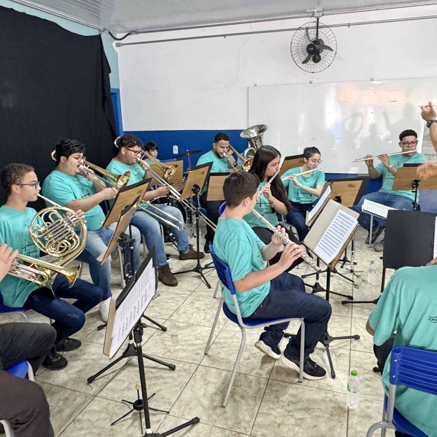 Orquestra Juvenil de Sopros estará sob a regência de Sérgio Teixeira - foto: Thais Campos