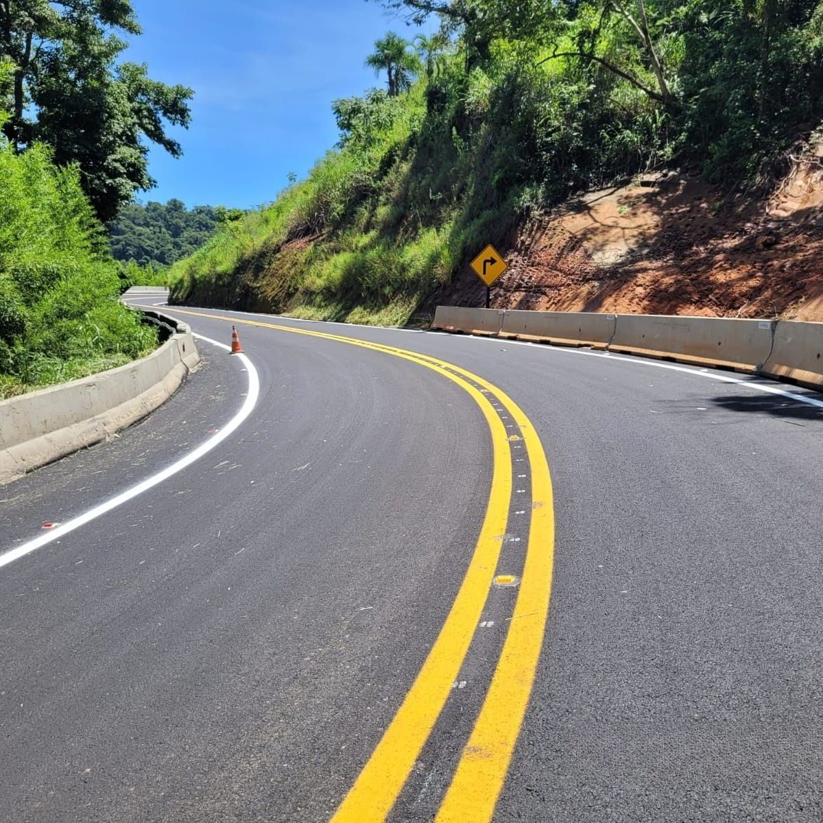 Trânsito entre Torrinha e Santa Maria da Serra volta ao normal após conclusão dos trabalhos de reconstrução da via - foto: Divulgação