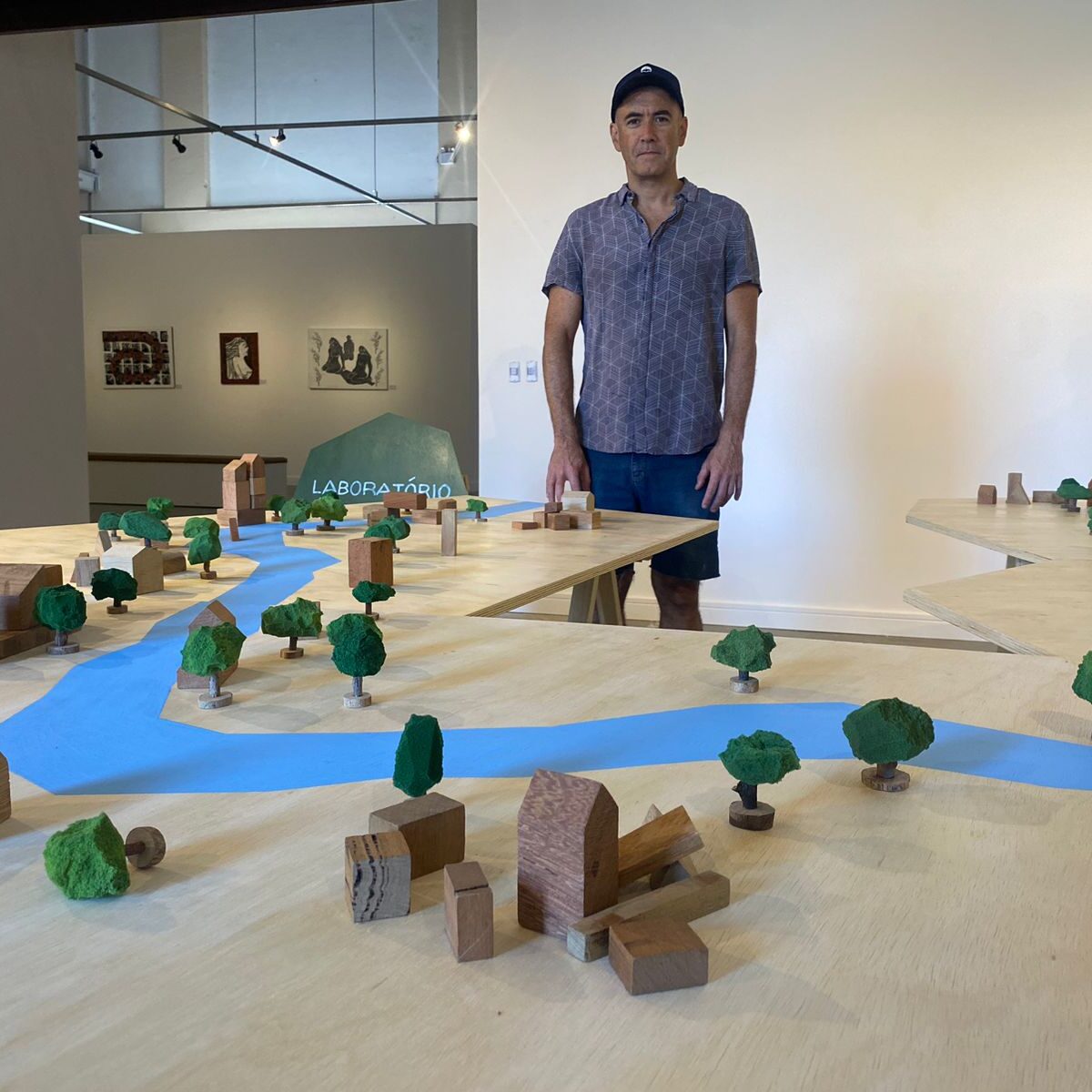 Guilherme Teixeira inaugura a instalação Laboratório de Paisagem na Nova Pinacoteca