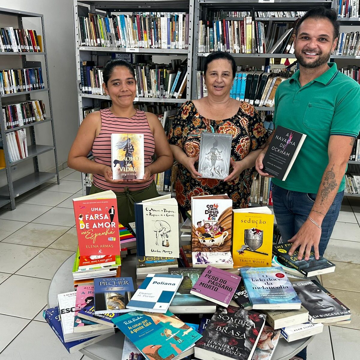 Hoje o acervo da Biblioteca Municipal Gustavo Teixeira conta com mais de 21 mil livros