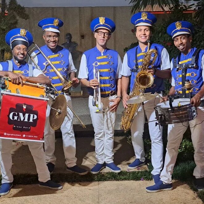 GMP Brass Band vai percorrer o Grande Pátio do Engenho Central durante a festa de Ano Novo - foto: Divulgação